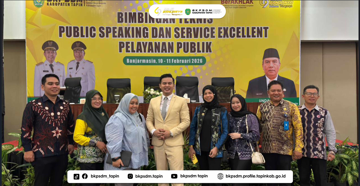 PENGUMUMAN HASIL AKHIR 3 BESAR SELEKSI  JABATAN PIMPINAN TINGGI PRATAMA DI LINGKUNGAN PEMERINTAH KABUPATEN TAPIN TAHUN 2025